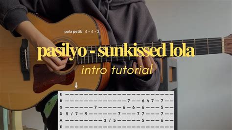 pasilyo chords tabs|PASILYO INTRO TAB (ver 2) by SunKissed Lola .